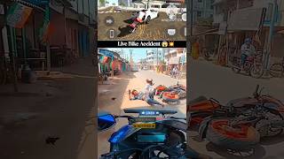 Live Bike Accident 😱💥 Parindey shorts tranding youtubeshorts [upl. by Jonathan626]