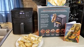 New Premium Cosori XL Air Fryer Making Pierogies [upl. by Farmelo]