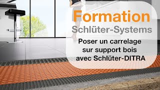 Formation  Poser un carrelage sur support bois avec SchlüterDITRA [upl. by Foy]