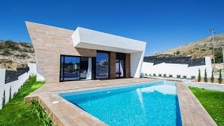 Exclusive villas with private pool in Finestrat Benidorm [upl. by Rhoda156]