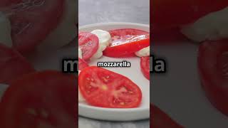 Quick amp Easy Caprese Salad in 27s quickrecipe food easyrecipe [upl. by Euqinobe]