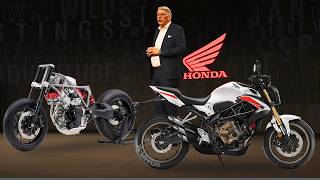 EICMA 2024  HONDA V3 ENGINE REVEALED [upl. by Htennek]