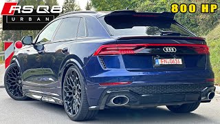 800HP AUDI RSQ8 Urban LCE  REVIEW on AUTOBAHN [upl. by Chevy]