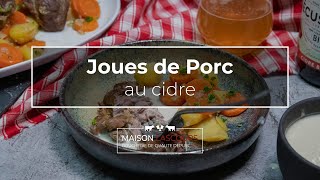 Joues de Porc au cidre  Recette [upl. by Sisco]