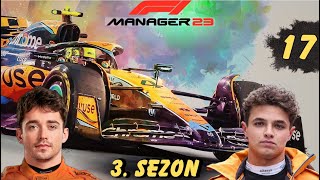 F1 Manager 23  3Sezon USA GP  McLaren 17 [upl. by Reteid711]