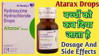 Atarax Drops  Hydroxyzine Hydrochloride Drops  Uses Dosage And Side Effects  बच्चों के Alergy [upl. by Roarke915]