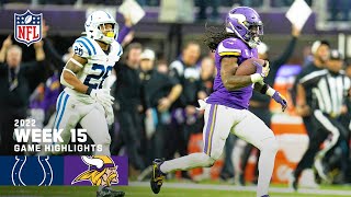 LARGEST COMEBACK IN HISTORY Indianapolis Colts vs Minnesota Vikings  2022 Week 15 Game Highlights [upl. by Origra]