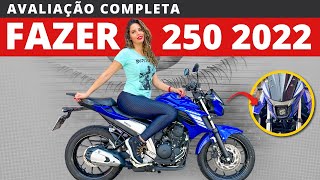 TESTE COMPLETO NOVA FAZER 250 FZ25 PONTOS POSITIVOS E NEGATIVOS CONSUMO SEGURO  AVALIAÇÃO [upl. by Pat]