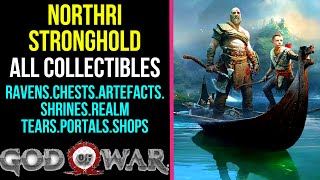 God of War  Northri Stronghold All Collectible Locations  100 [upl. by Legyn]