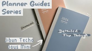 Kokuyo Jibun Techo Days Mini  Detailed Planner Flip Through  Planner Guides Series [upl. by Nguyen]