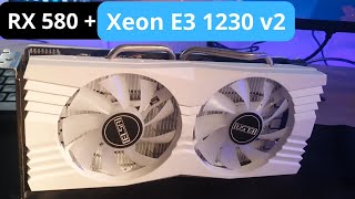 RX 580  Xeon e3 1230 v2  VALE A PENA 2024 xeon rx580 upgrade pcgamer [upl. by Castillo497]