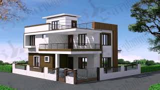 L Shaped House Design Kerala [upl. by Warner627]