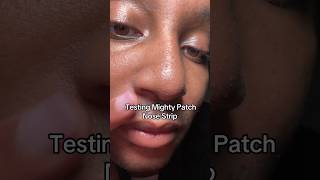 Trying Out The Powerful Nose Strips From Mighty Patch skincare short [upl. by Urita913]