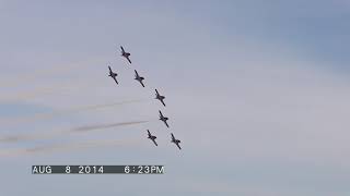 2014 Snowbirds Abbotsford Airshow [upl. by Atiuqes475]