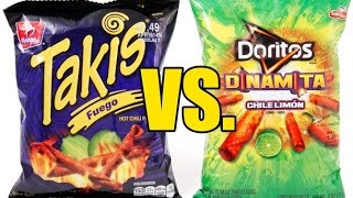 Takis vs Doritos Dinamita [upl. by Perretta932]