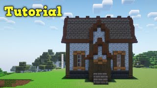 Calcite Starter House Minecraft  Building tutorials 3 How To Build [upl. by Notlrahc]