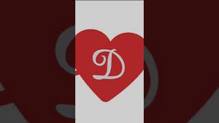 D 💕 letter design ❤️ dletter design song chaleya viralshort trending ytshort beautiful [upl. by Kimmi]