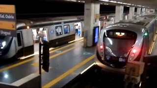 Metrô Rio  CNRs 4000 na Saens Peña [upl. by Warde]