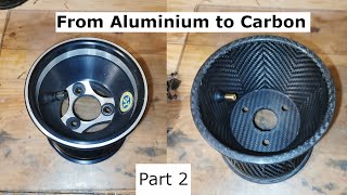 How to make a Carbon Fiber Rim Part 2  Laying the Prepreg [upl. by Samale]