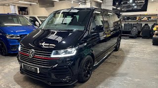 74reg Volkswagen Sportline Transporter LWB Deep Black 💪 [upl. by Ki]