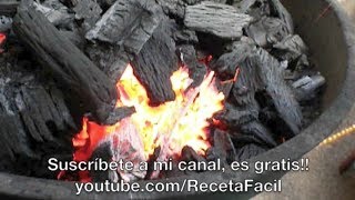 COMO PRENDER CARBON  RECETA FACIL [upl. by Marchak]