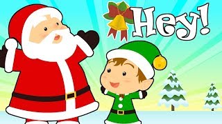 🔔 JINGLE BELLS with Santa Claus and his Helpers 🎅 Christmas Songs for Kids  Childrens Music [upl. by Nautna]