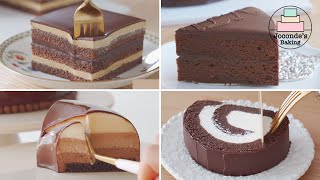 Jocondes Chocolate Cake compilation 조꽁드표 초콜릿케이크 컴필레이션 [upl. by Anirbaz439]