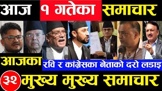 Today news 🔴 nepali news  aaja ka mukhya samachar nepali samachar Asoj 1 gate 2081share market [upl. by Niwrek199]