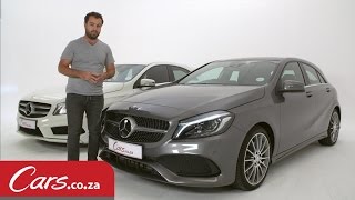 Mercedes Benz A Class Facelift New vs Old  Side by Side Comparison [upl. by Ahsirak]