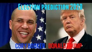 2020 Election Prediction  Donald Trump vs Cory Booker [upl. by Leahkim]