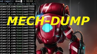 mechdump  Dump all URLs of a Webpage  Linux CLI [upl. by Aynodal]