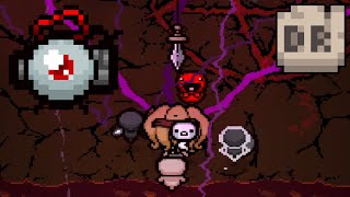 DAMOCLES CARRIED this difficult run  The Binding of Isaac daily run [upl. by Bugbee]