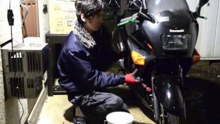 【バイクど素人整備】甦れ！ZZR250！！エンジン載せ替え編その１【Kawasaki ZZ R250】MOTOVLOG46 [upl. by Anoyi]