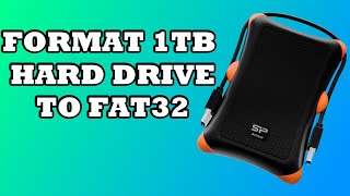 How to Format External or Internal Hard Drive to FAT32 [upl. by Nabois998]