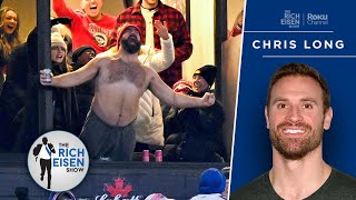 Chris Long What Jason Kelce Texted Him While Shirtless Next to Taylor Swift  The Rich Eisen Show [upl. by Hitchcock]