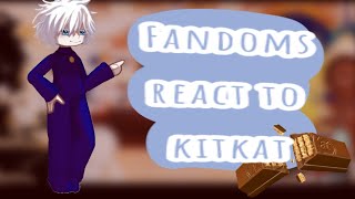 Fandoms react to Gojo Satorujjk 12  1 [upl. by Burtis]