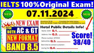 IELTS LISTENING PRACTICE TEST 2024 WITH ANSWERS  07112024 [upl. by Nolie]