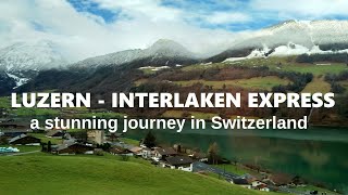 Luzern Interlaken express train Switzerland [upl. by Berenice611]