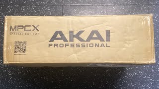 Unboxing An Akai MPC X Special Edition My First Thoughts [upl. by Gershon785]