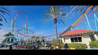 Xcelerator  Knotts Berry Farm December 2023 [upl. by Ladnek235]