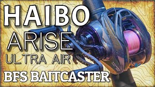 A Closer look at Haibos 2024 Arise Ultra Air BFS Fishing Reel [upl. by Odom]