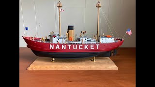 Lightship Nantucket Wooden Ship Model by Jim Lenahan [upl. by Simone234]