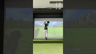 3 month golf swing progress  yardages [upl. by Rempe]