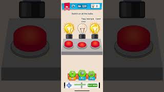 IQ Boost Level 139🎉switch all the bulbs gaming iq braingames trending games iqboost iqgames [upl. by Nylde]