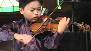 Ray Ushikubo Vieuxtemps  Concerto No 2 in F minor Center Stage Strings Music Festival 2011 [upl. by Deron]