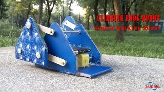 How to Make Climbing Frog Robot  Simple Walking Robot  JAHIRUL [upl. by Aholla156]