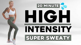 20 MIN CARDIO KILLER HIIT WORKOUT  Tabata Full Body  Fun amp High Intensity  To The Beat [upl. by Ardnas565]