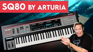 SQ80 by Arturia Synth  VST Demo and Review [upl. by Gnoud427]