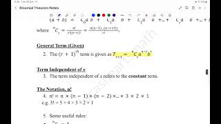 OLevel Additional Mathematics Binomial Theorem Lecture [upl. by Efal120]