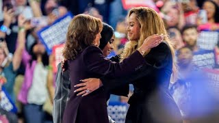 Do we trust women Kamala Harris seizes on Beyoncé endorsement as campaign faces a gender divide [upl. by Pfeifer]